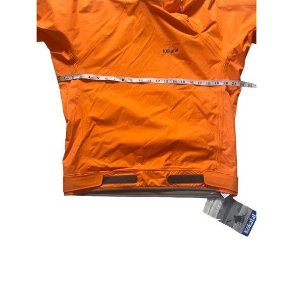 Kokatat Men's Orange High Neck Waterproof Hydrus Stance Jacket Size Small - Picture 3 of 6